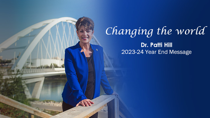 2023-24 Year End Message | Changing the World | Past International President Dr. Patti Hill